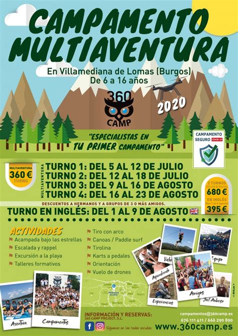 campamentos para mayores de 18|Campamentos Multiaventura De más de 18 años 2024